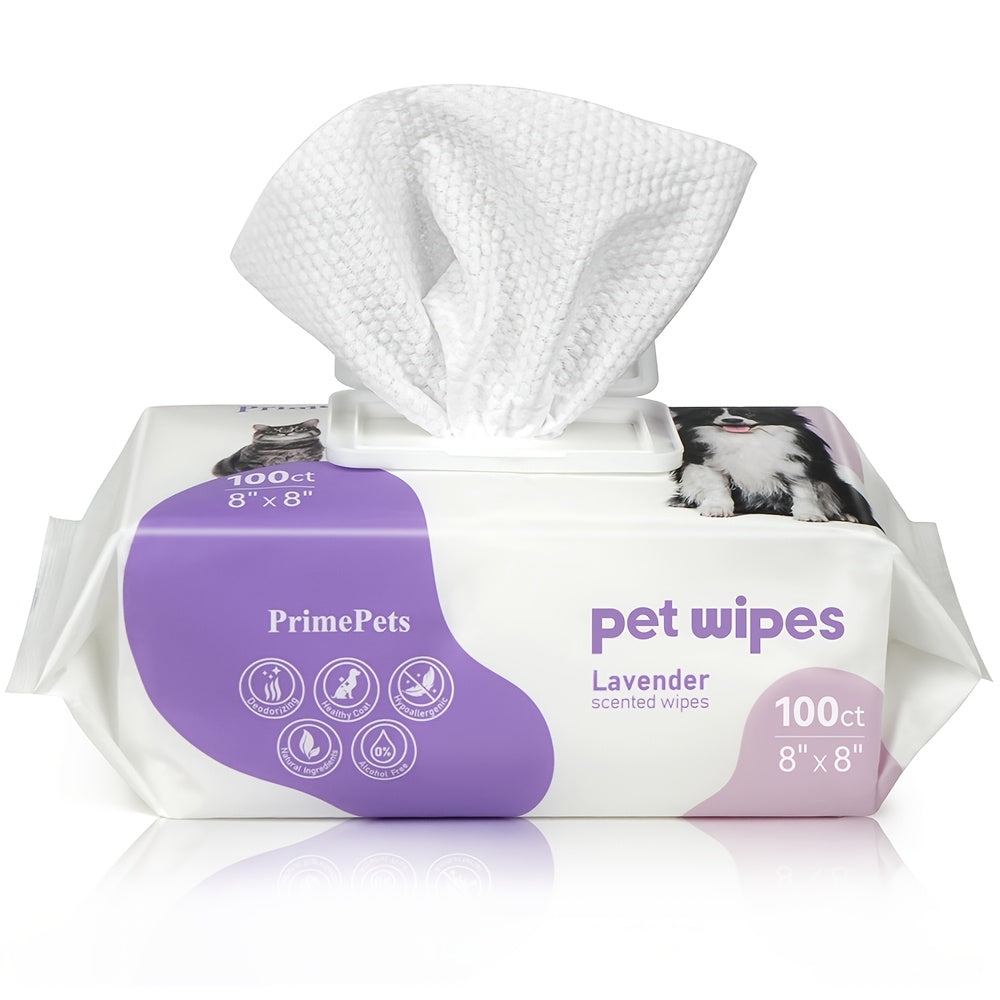 400-Count Lavender Pet Grooming Wipes