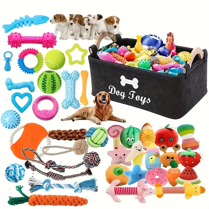 6/12-Piece Interactive Dog Toy Set - 6 pcs random
