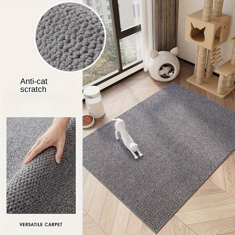 Multi-Use Pet Scratching and Feeding Mat