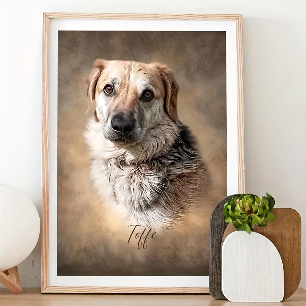 Personalized Framed Pet Portrait Canvas - 24*32*1.2inch
