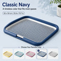 Indoor Dog Potty Tray with Removable Grate - Gray