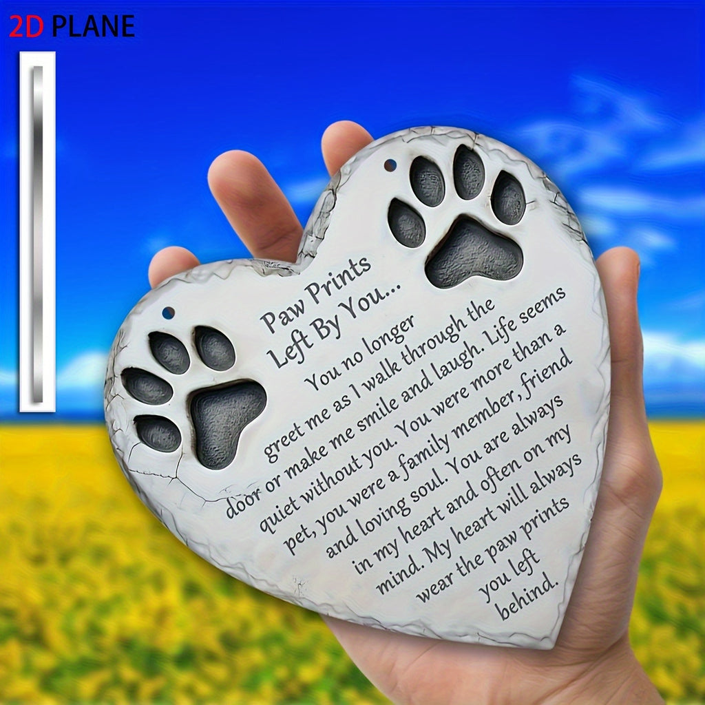 8 x 8 in Rustic Aluminum Pet Memorial Plaque