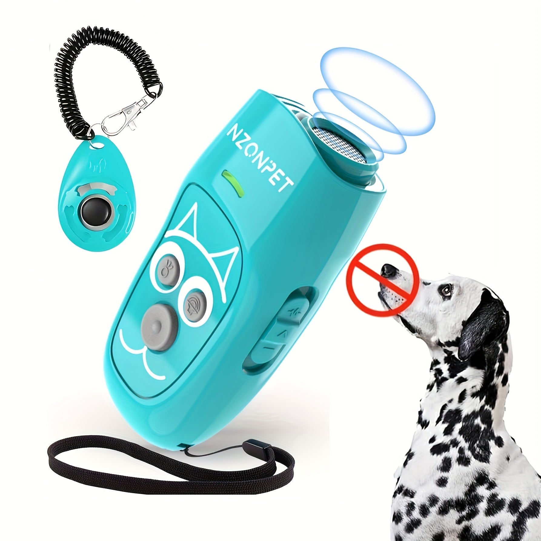 Rechargeable Ultrasonic Dog Bark Training Device - ginger-colored, One-size