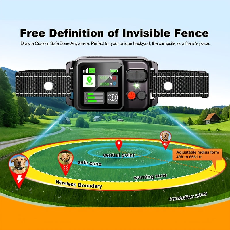 Rechargeable GPS Wireless Dog Fence System