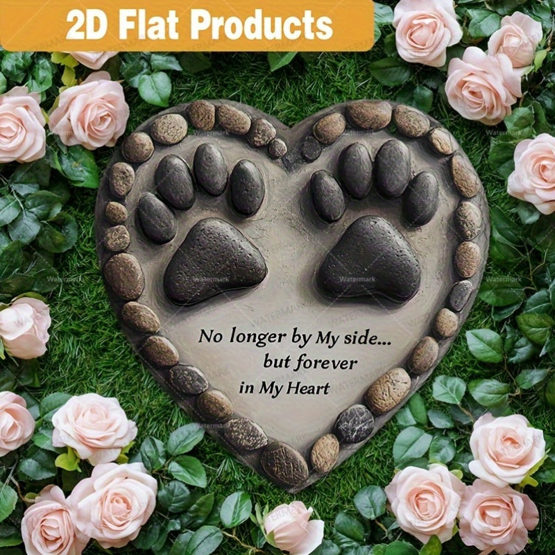 "Always in My Heart" Pet Memorial Plaque