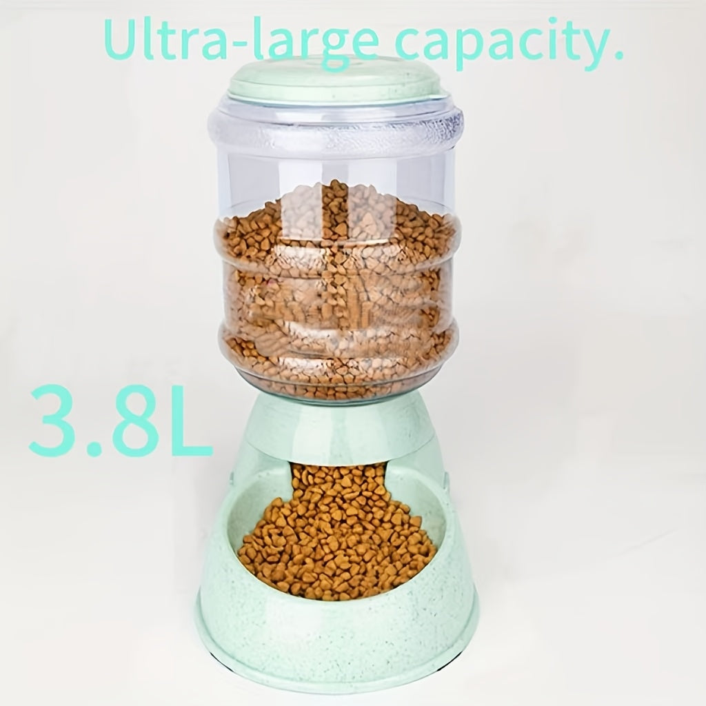 1-Gallon Gravity Pet Feeder & Water Dispenser