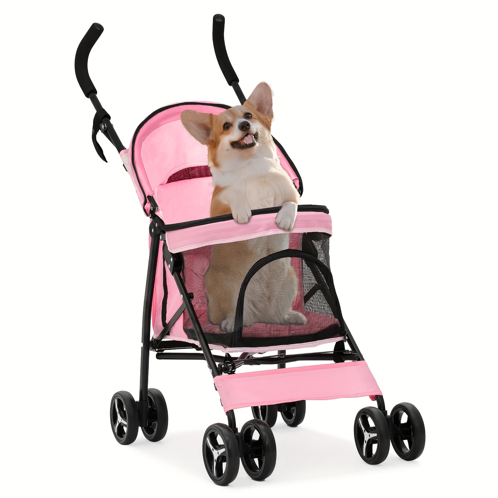 Foldable Pet Stroller for Pets up to 22 lb