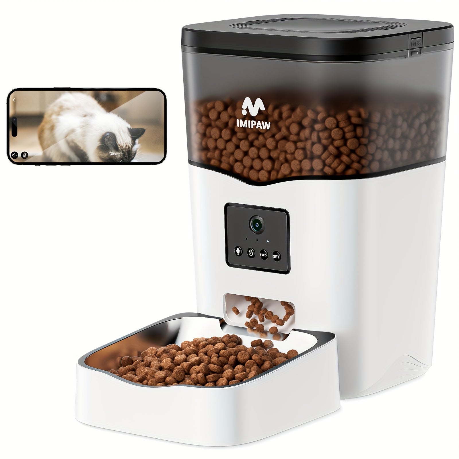 101 oz Smart Wi-Fi Automatic Pet Feeder