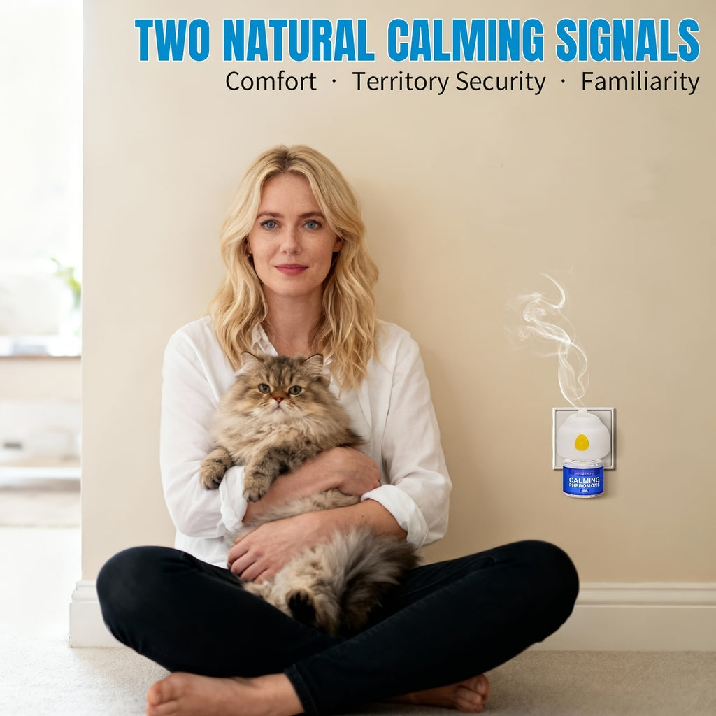 Pet Calming Diffuser Set with 2 Refills
