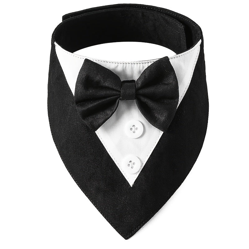 Plaid Bow Tie Pet Collar - XS, Easter