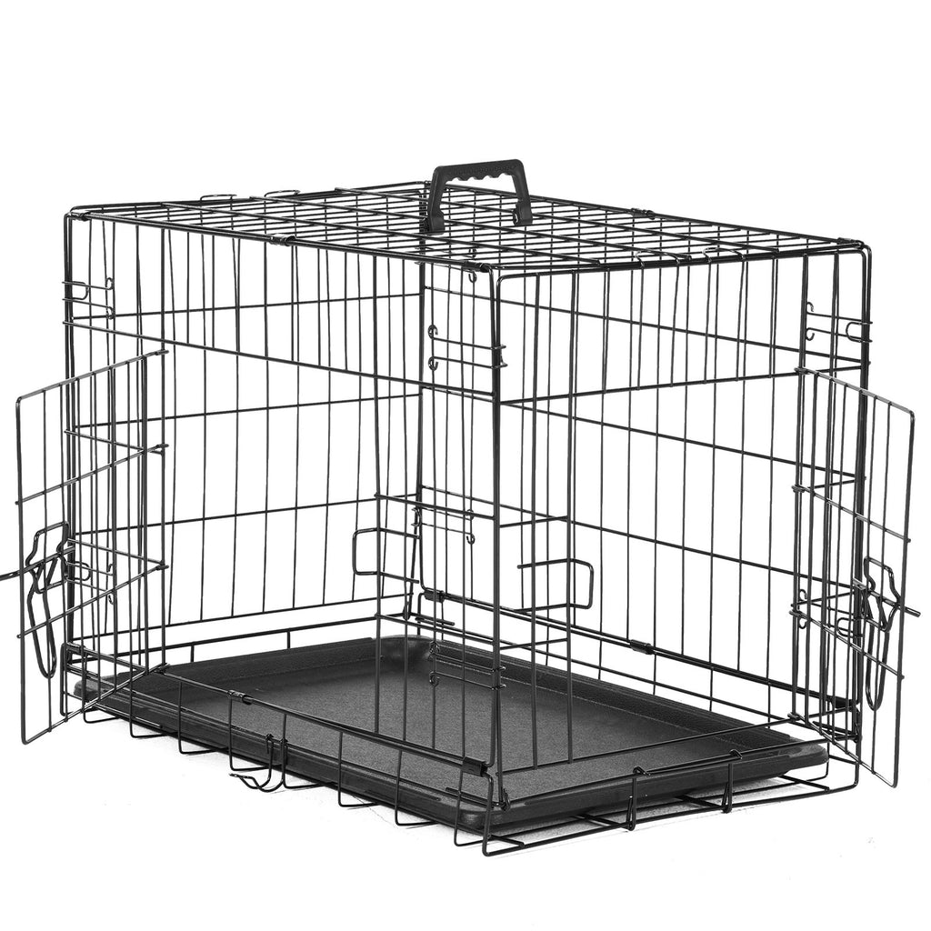 Folding Wire Dog Crate with Removable Tray