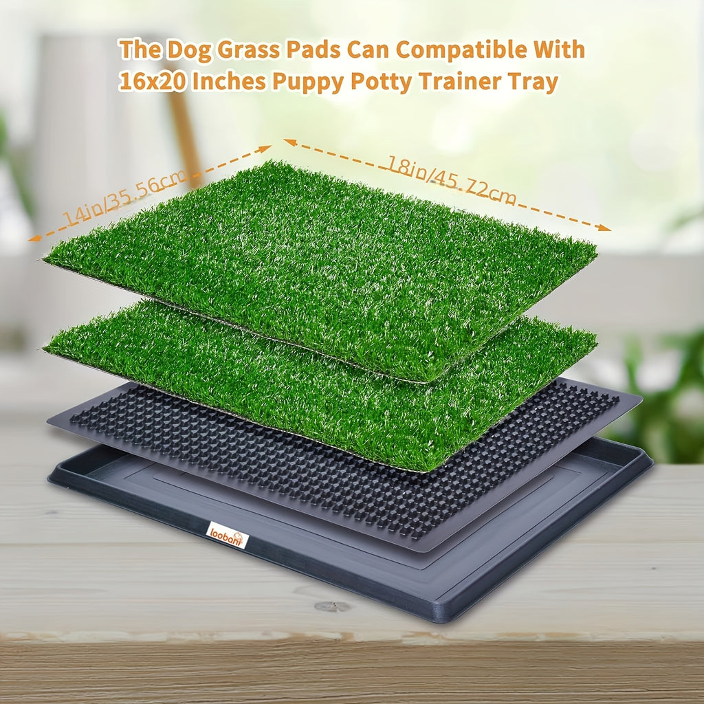 24.4 x 39 in Artificial Grass Dog Potty Pad - 2pack 22*18inch, buy1