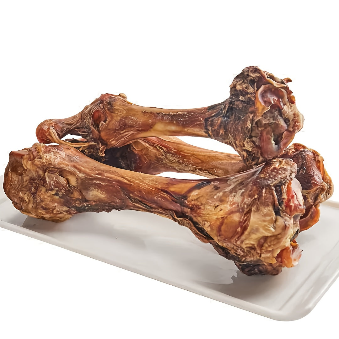 Large Beef Bone Dog Chew Treats - Premium Beef Hip Bone-2