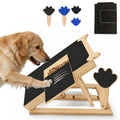 2-in-1 Dog Nail Scratch Board with Hand File - Black