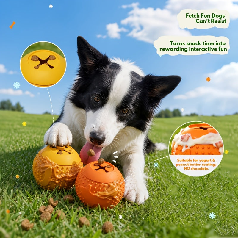 3-in-1 Dog Treat-Dispensing Puzzle Ball
