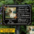 Personalized Aluminum Pet Memorial Plaque - 11.8× 7.9inch /30× 20cm