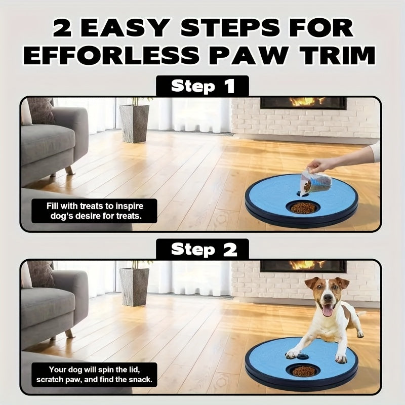 3-in-1 Rotating Dog Nail Scratch Board