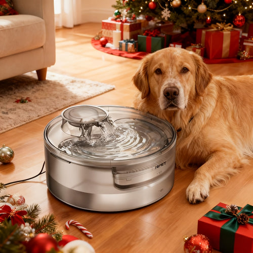 170 oz Automatic Dog Water Fountain - 1.3Gal/5L with 12 filters