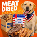 105 g Chicken & Duck Pet Training Treats - 105g Chicken Jerky + Duck Jerky Mixed Pack ||| Mouthfeel Pack