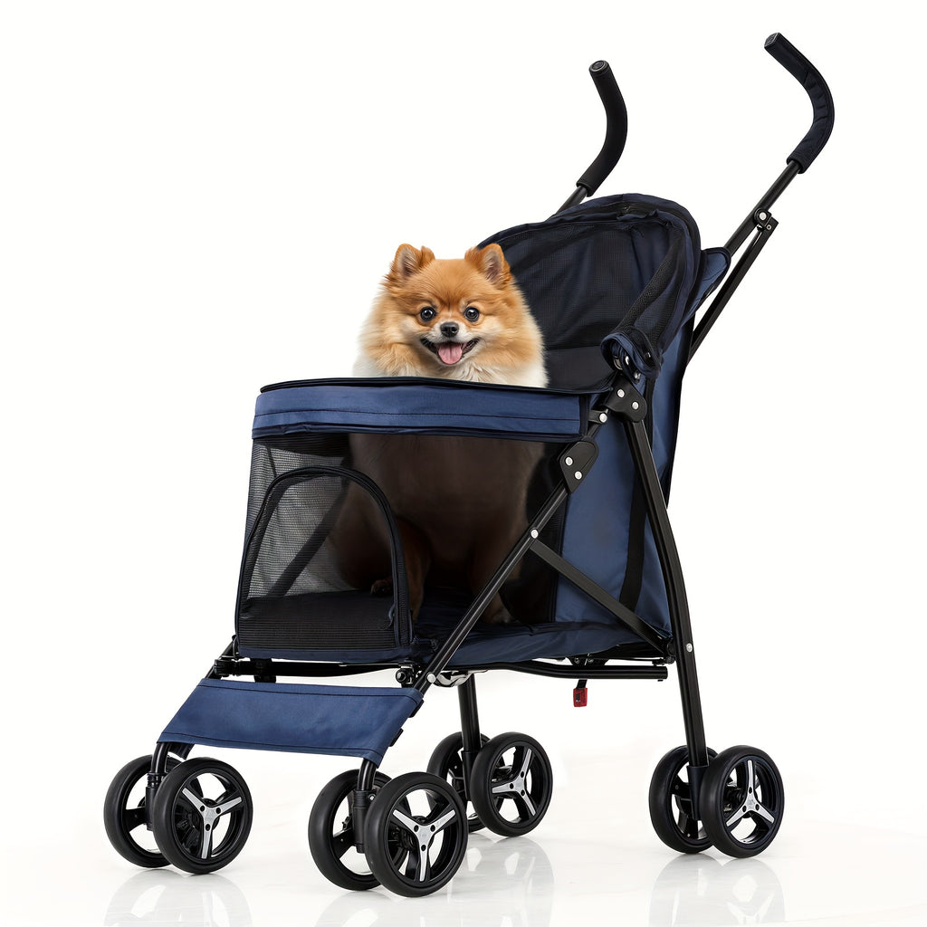 Foldable Pet Stroller for Pets up to 22 lb