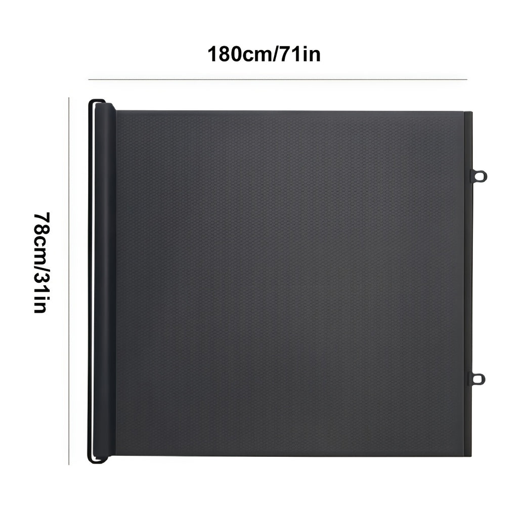 Drill-Free Retractable Mesh Pet Gate