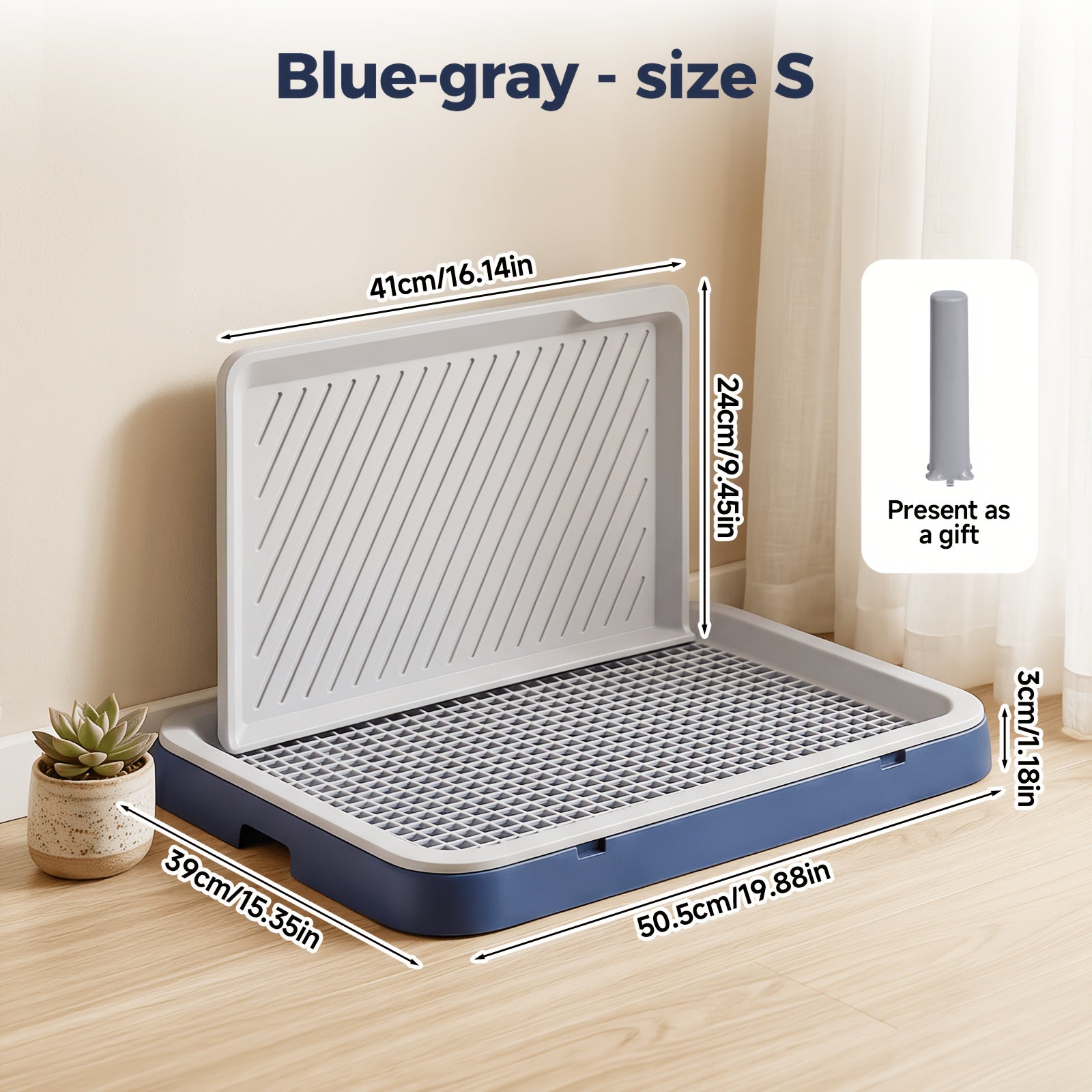 High-Sided Indoor Dog Potty Tray