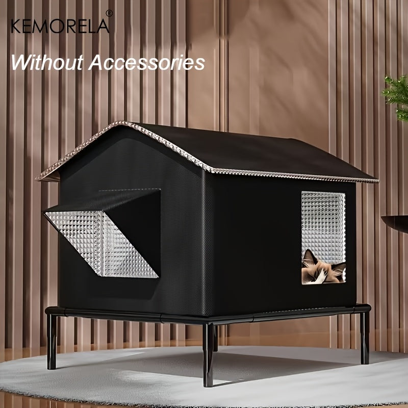Elevated All-Season Pet Cooling House