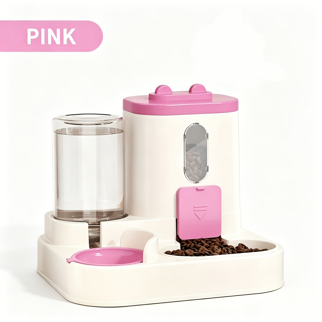 2-in-1 Gravity Pet Feeder and Water Dispenser