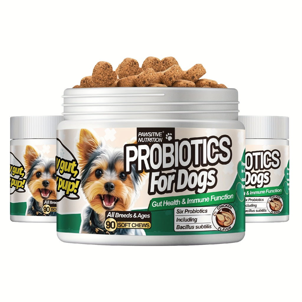 90-Count Chicken-Flavored Dog Probiotic Chews