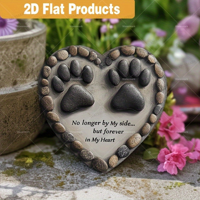 "Always in My Heart" Pet Memorial Plaque