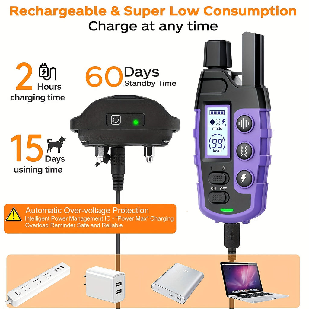 Rechargeable Remote Dog Training Collar