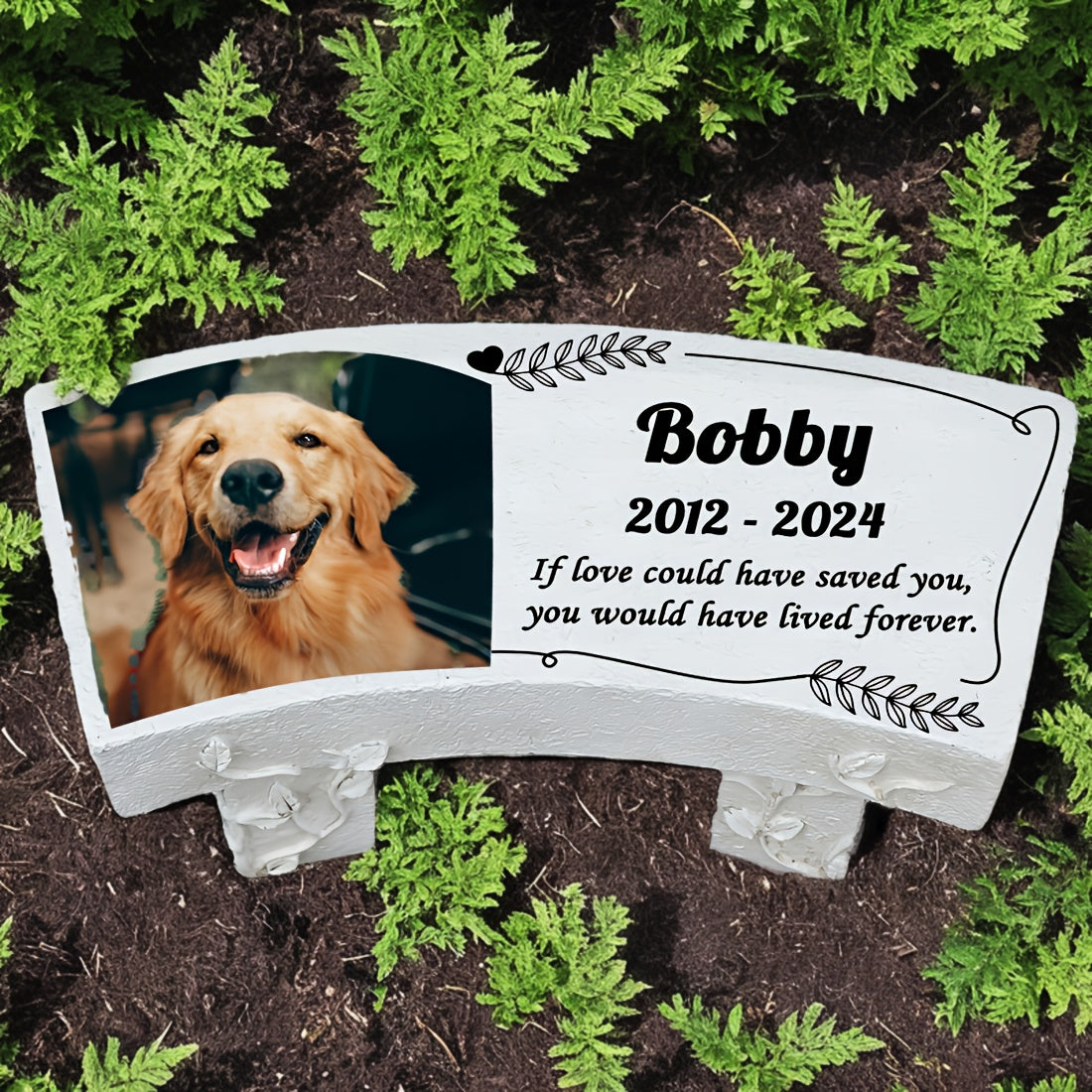 Personalized Pet Memorial Garden Stone