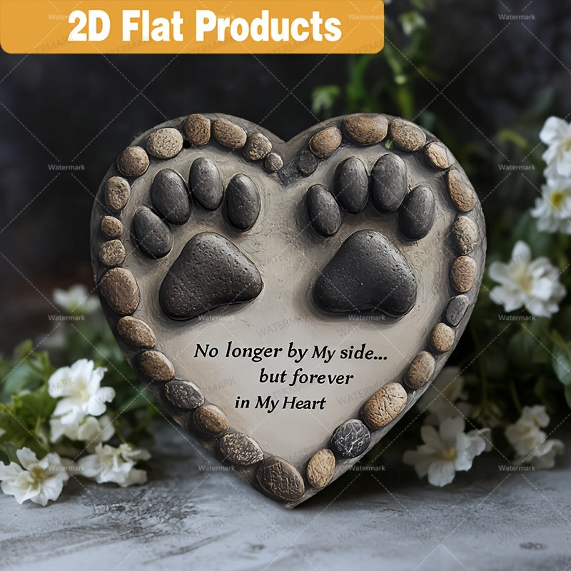 "Always in My Heart" Pet Memorial Plaque