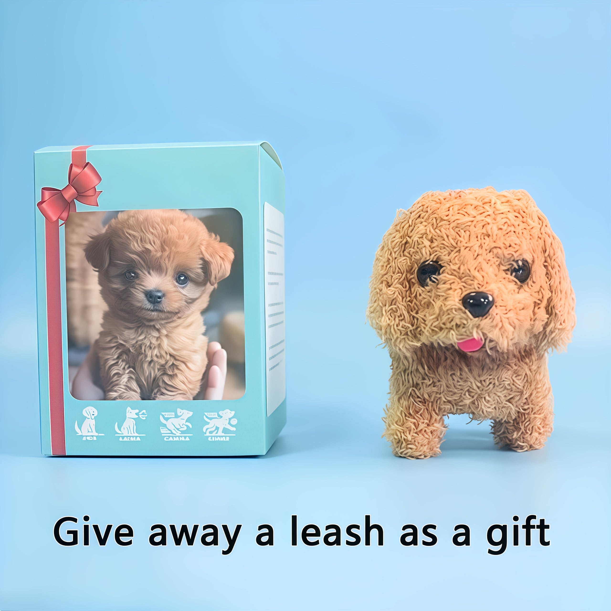 Interactive Plush Robot Dog Toy - Space Retailer (No Gift Box)