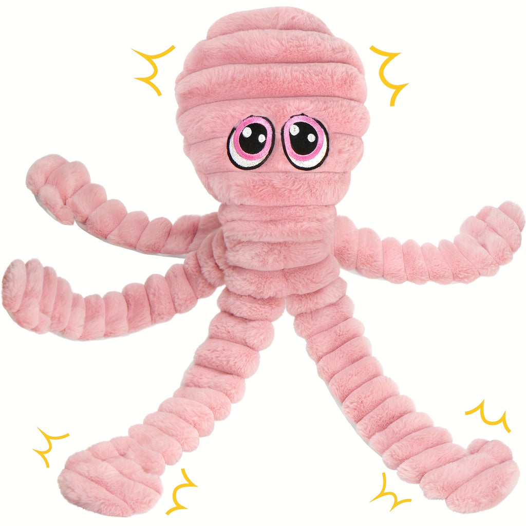 Squeaky Octopus Plush Dog Toy - Tie-dye