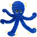 Squeaky Octopus Plush Dog Toy - Green