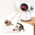 Rechargeable Motion-Activated Cat Laser Toy - White