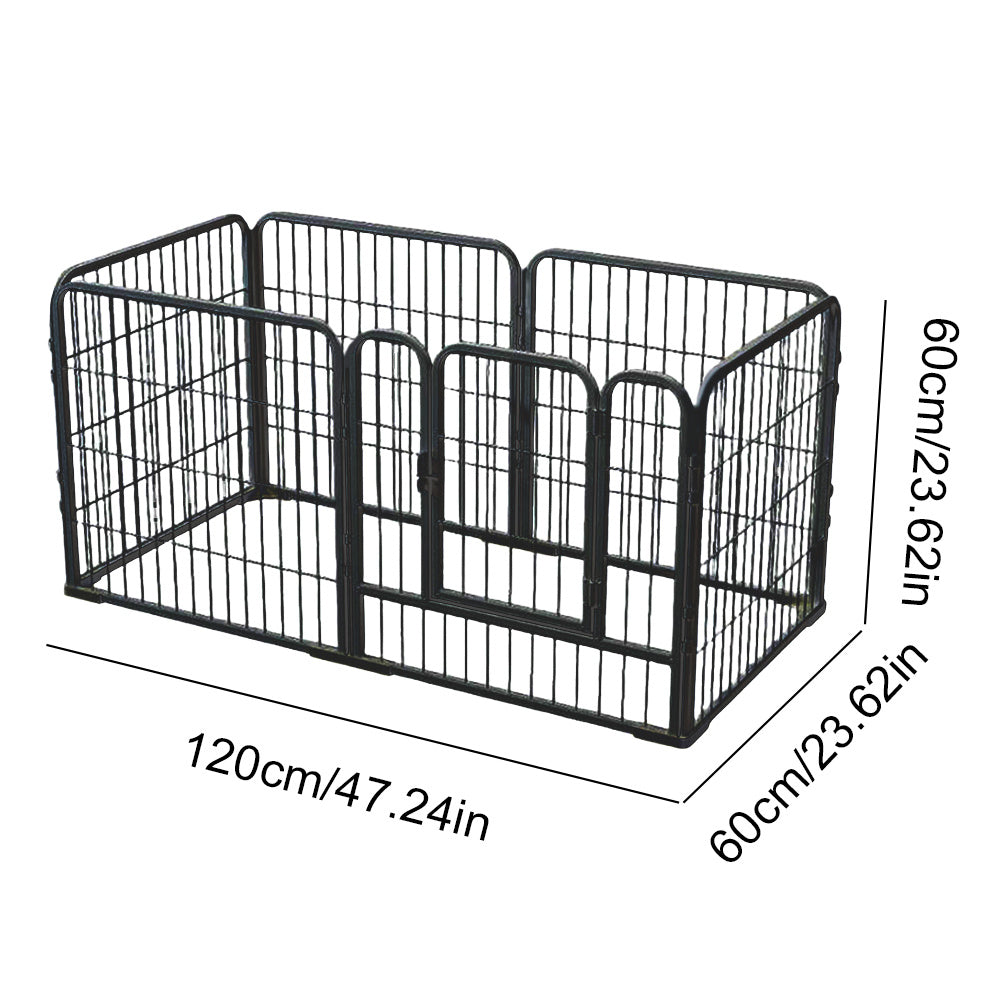 6-Panel Heavy-Duty Foldable Pet Playpen