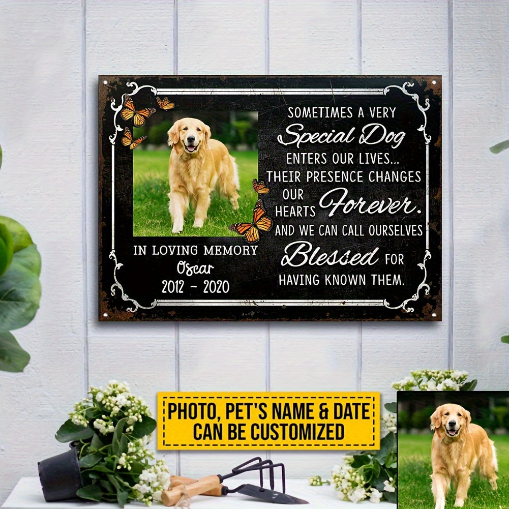 Personalized Aluminum Pet Memorial Plaque