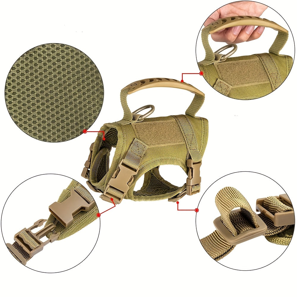 Tactical Padded Cat Harness Vest