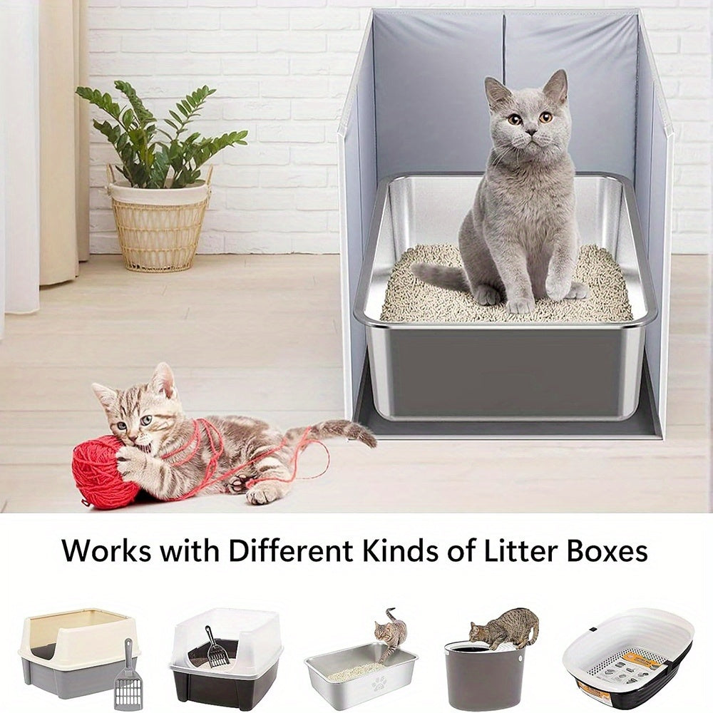 Foldable Cat Litter Box Splash Guard