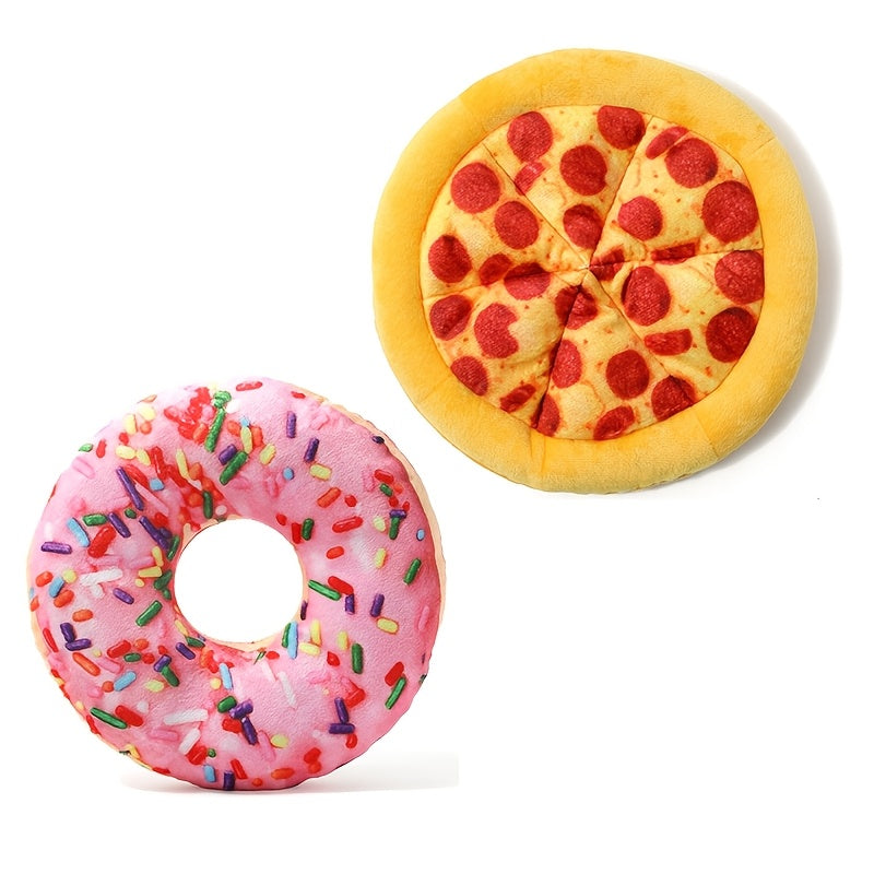 Squeaky Pepperoni Pizza Dog Toy