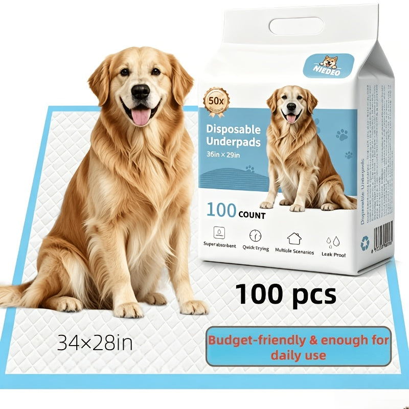 34 x 28 in Disposable Dog Training Pads