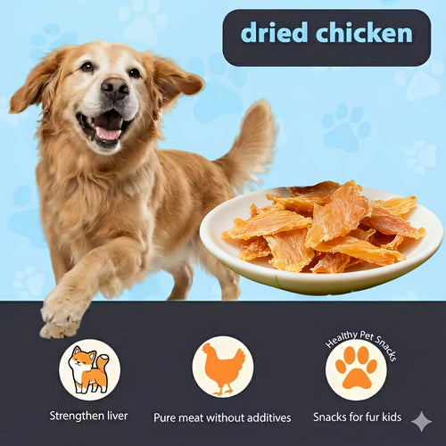 100/500 g Dehydrated Chicken Dog Treats - 500g/1.1LB