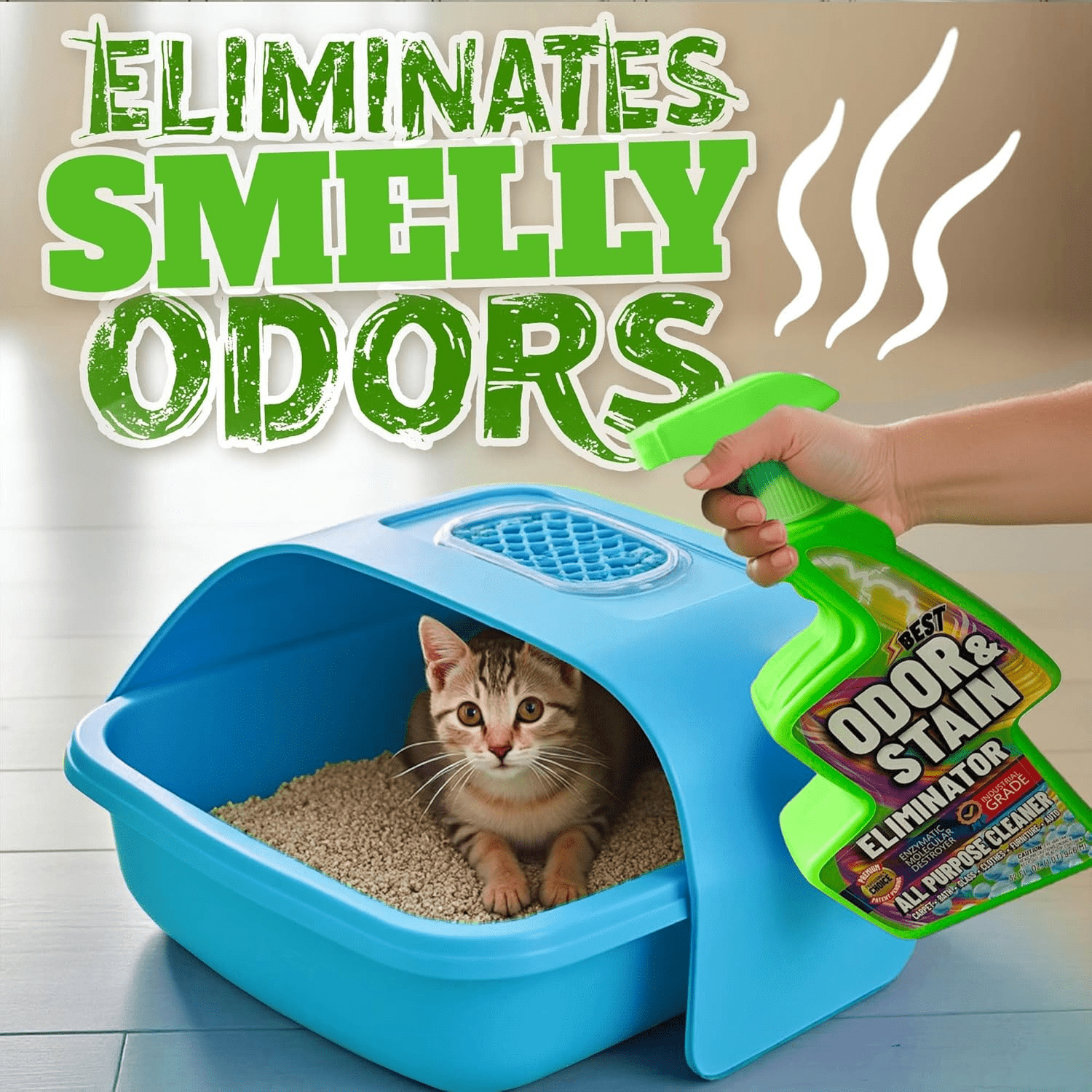 3-Pack Enzyme Pet Stain & Odor Eliminator
