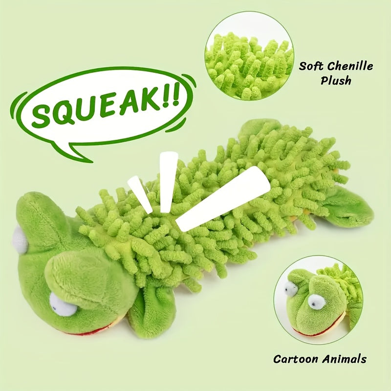 6-Piece Plush Squeaky Dog Toy Set