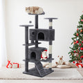 54 in Cat Tree Tower with Condo & Ladder - Beige