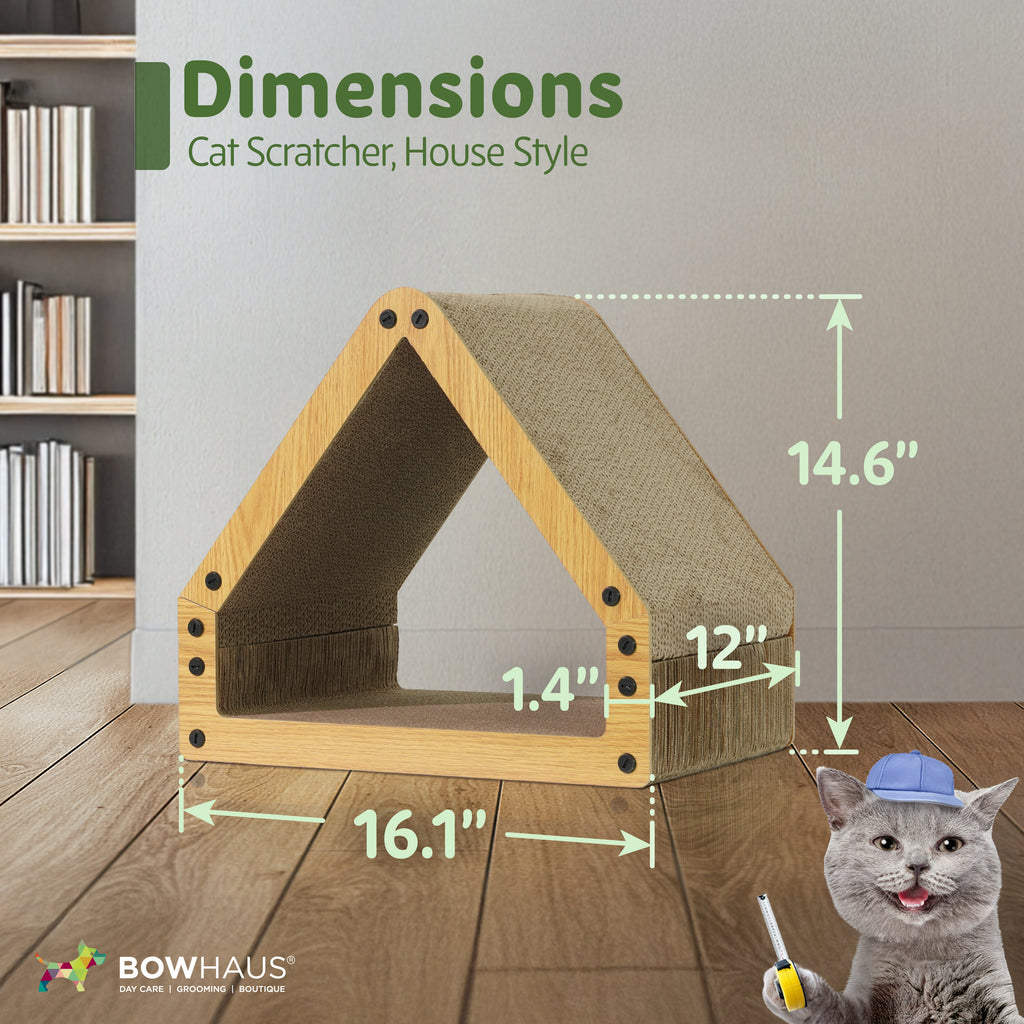 Reversible Cat Scratcher Lounger - White