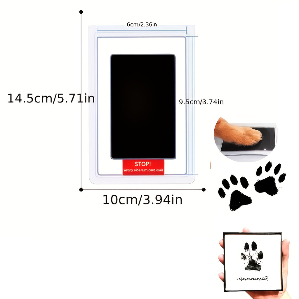 3-Pack No-Touch Pet Paw Print Kit