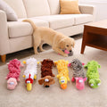 6-Piece Plush Squeaky Dog Toy Set - 6pcs